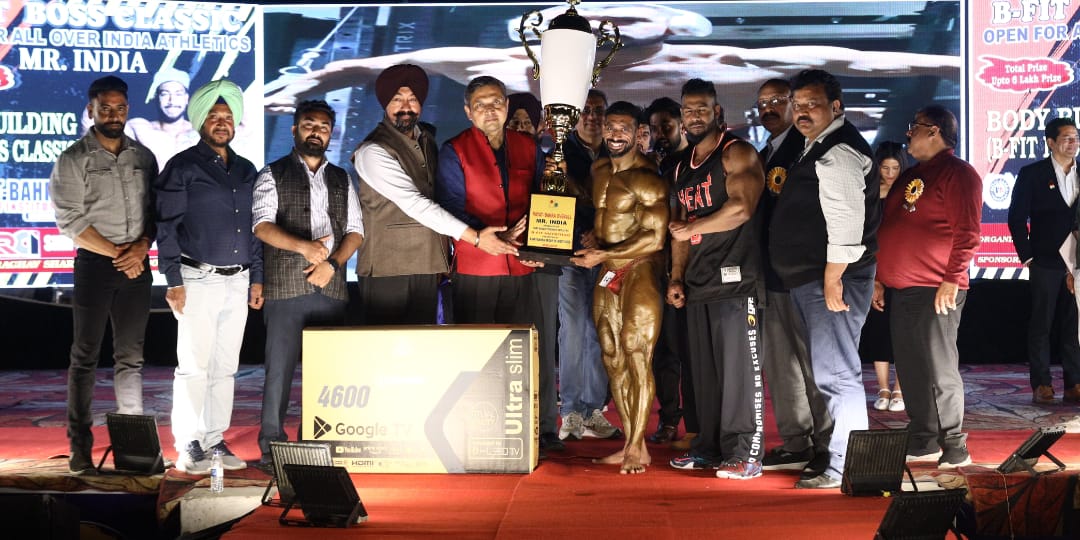 Jagjit Jackie won the first competition of "Riyat Bahra - Mr. India 2025", Aman Billa got the title of "Mr. Hoshiarpur"